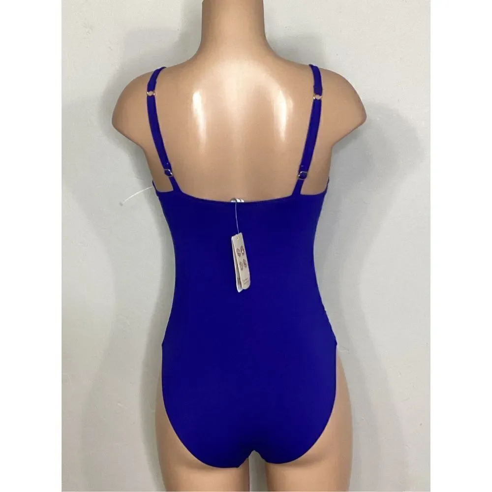 New. Tommy Bahama Cross Front One Piece Swimsuit. Regularly $149. Size 6